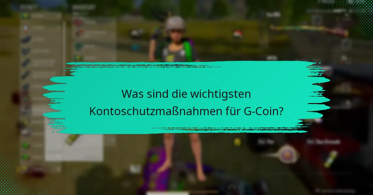 Welche Wiederherstellungsoptionen stehen für G-Coin-Konten zur Verfügung?