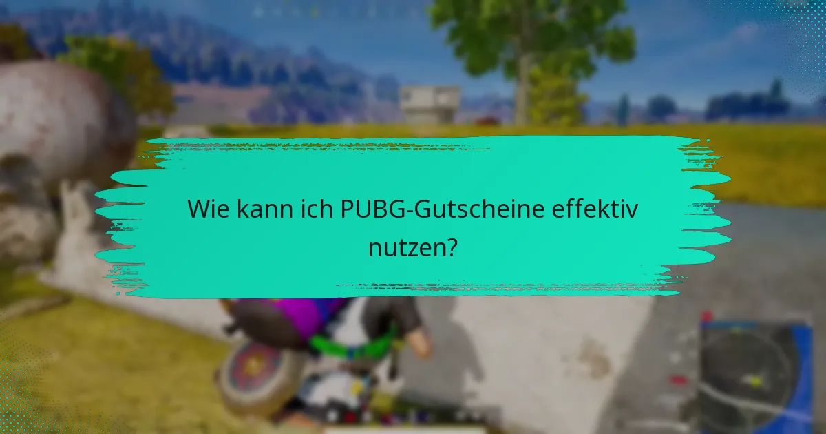 Was sind die häufigsten Fallstricke bei der Verwendung von PUBG-Gutscheinen?